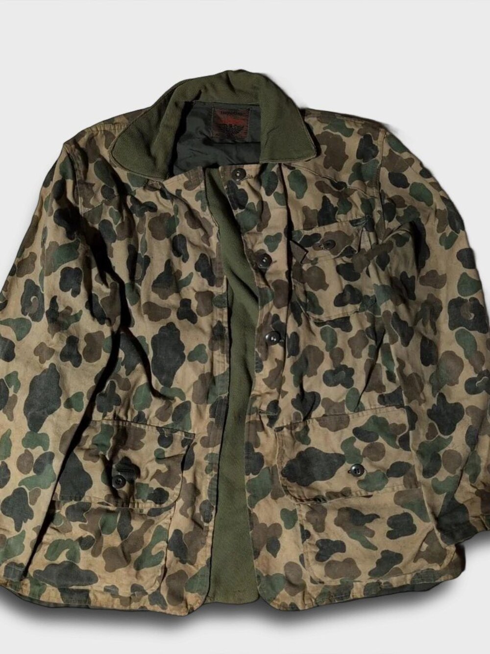 Vintage Saftbak Camouflage Jacket Size XL